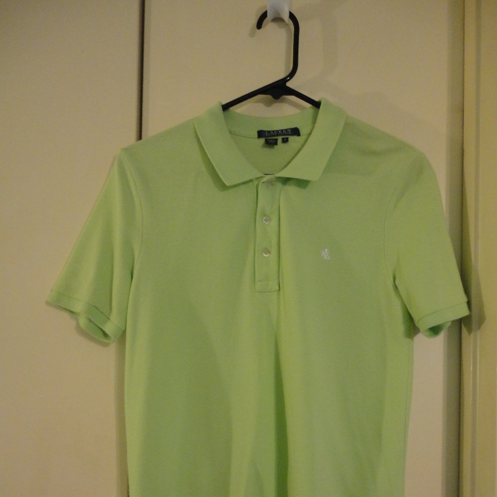 LAUREN RALPH LAUREN POLO SHIRT Lime Green M